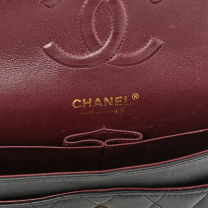 Chanel Lambskin Quilted Medium Double Flap Black 5 of 11