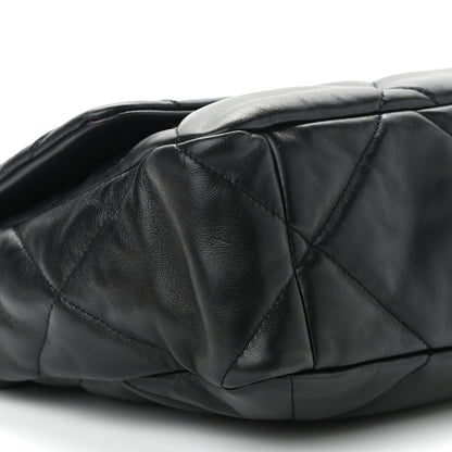 Chanel Lambskin Quilted Large Chanel 19 Flap Black 9 of 11