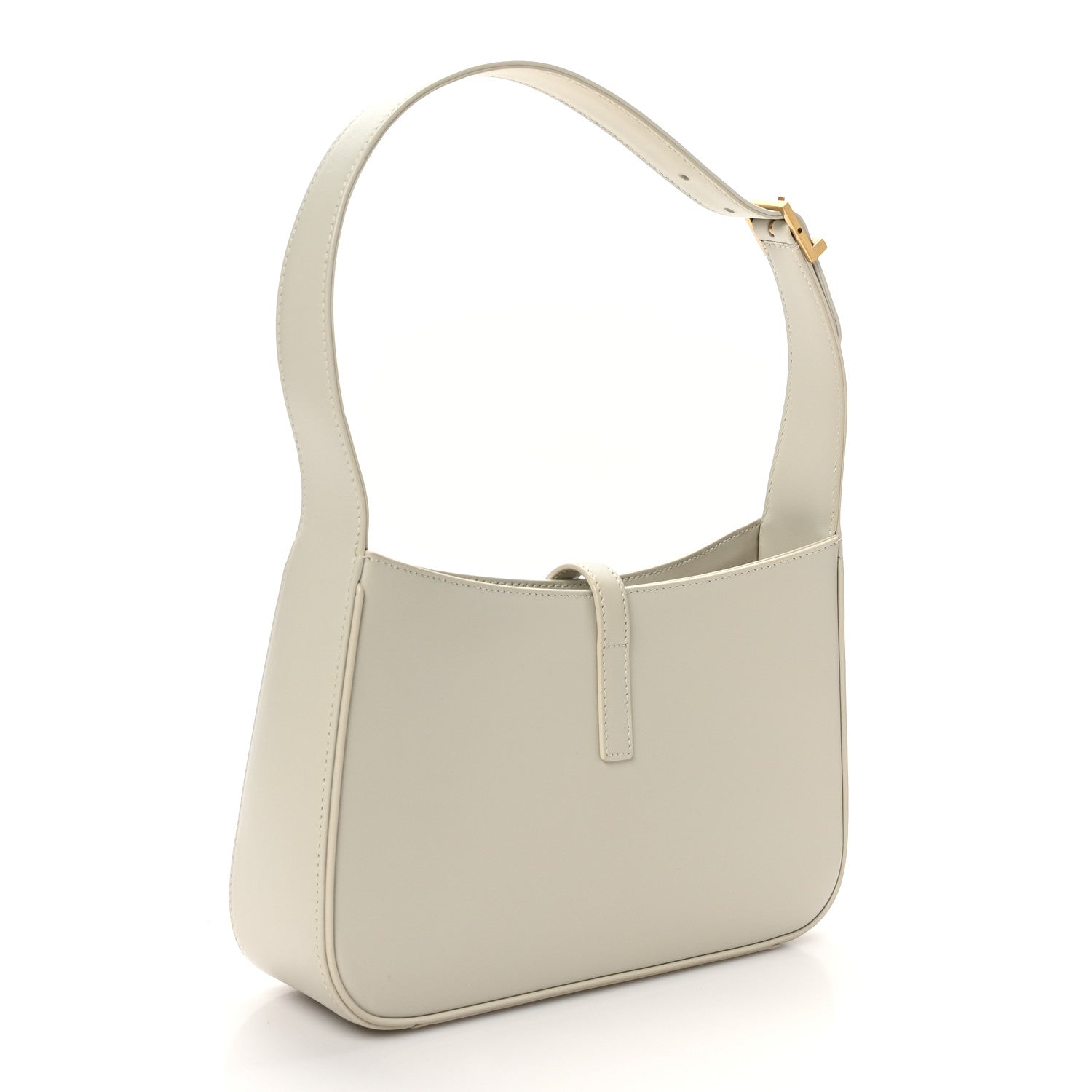 Saint Laurent Smooth Calfskin Le 5 A 7 Hobo Crema Soft 3 of 10