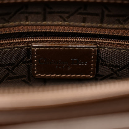 Christian Dior Patent Small Malice Tote Brown 6 of 10