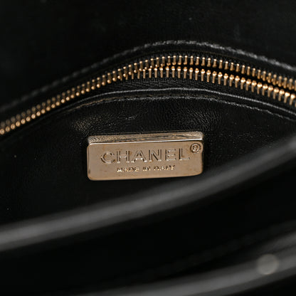 Chanel Snakeskin Quilted Mini Citizen Chic Flap Black 6 of 12