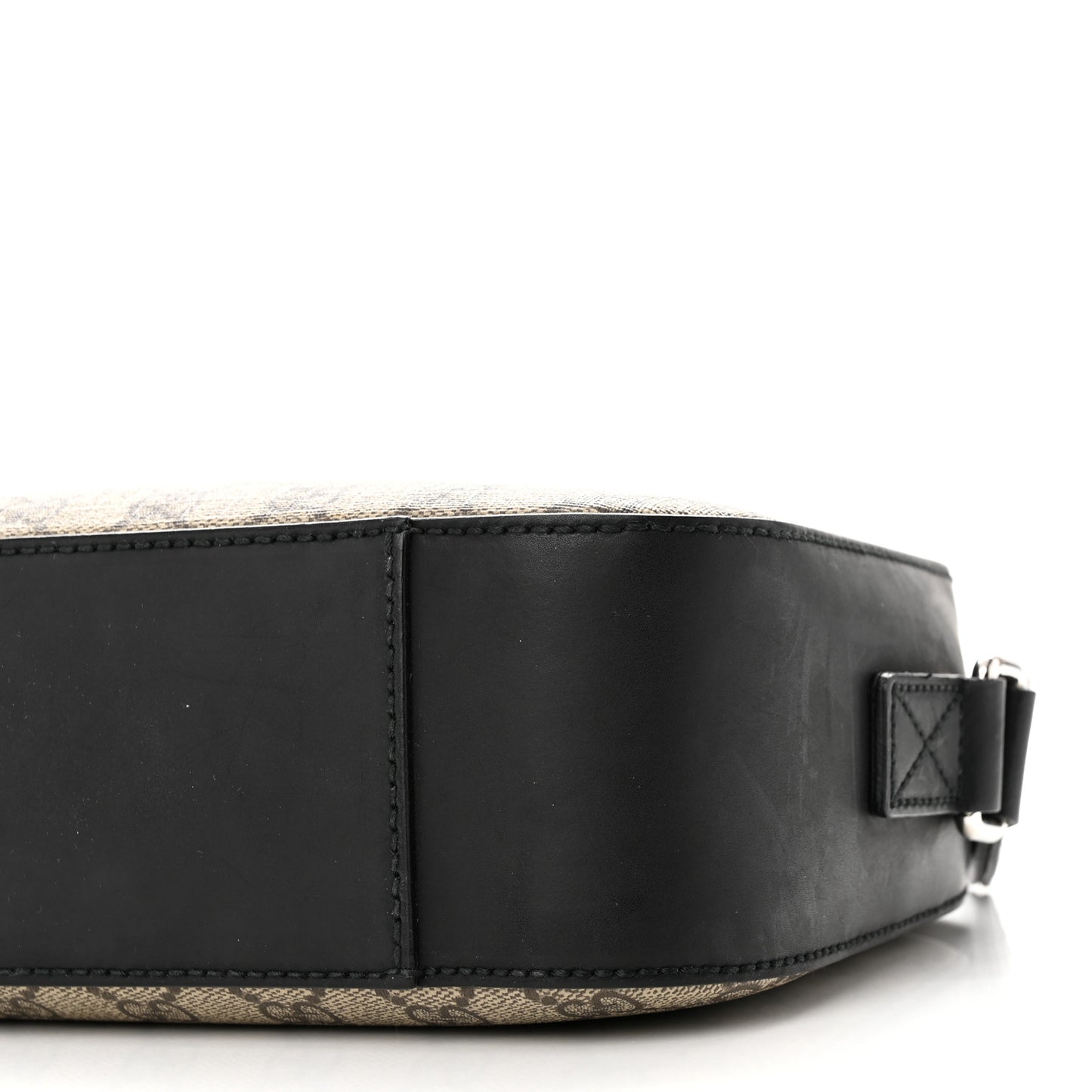 GG Supreme Monogram Camera Bag Beige Black