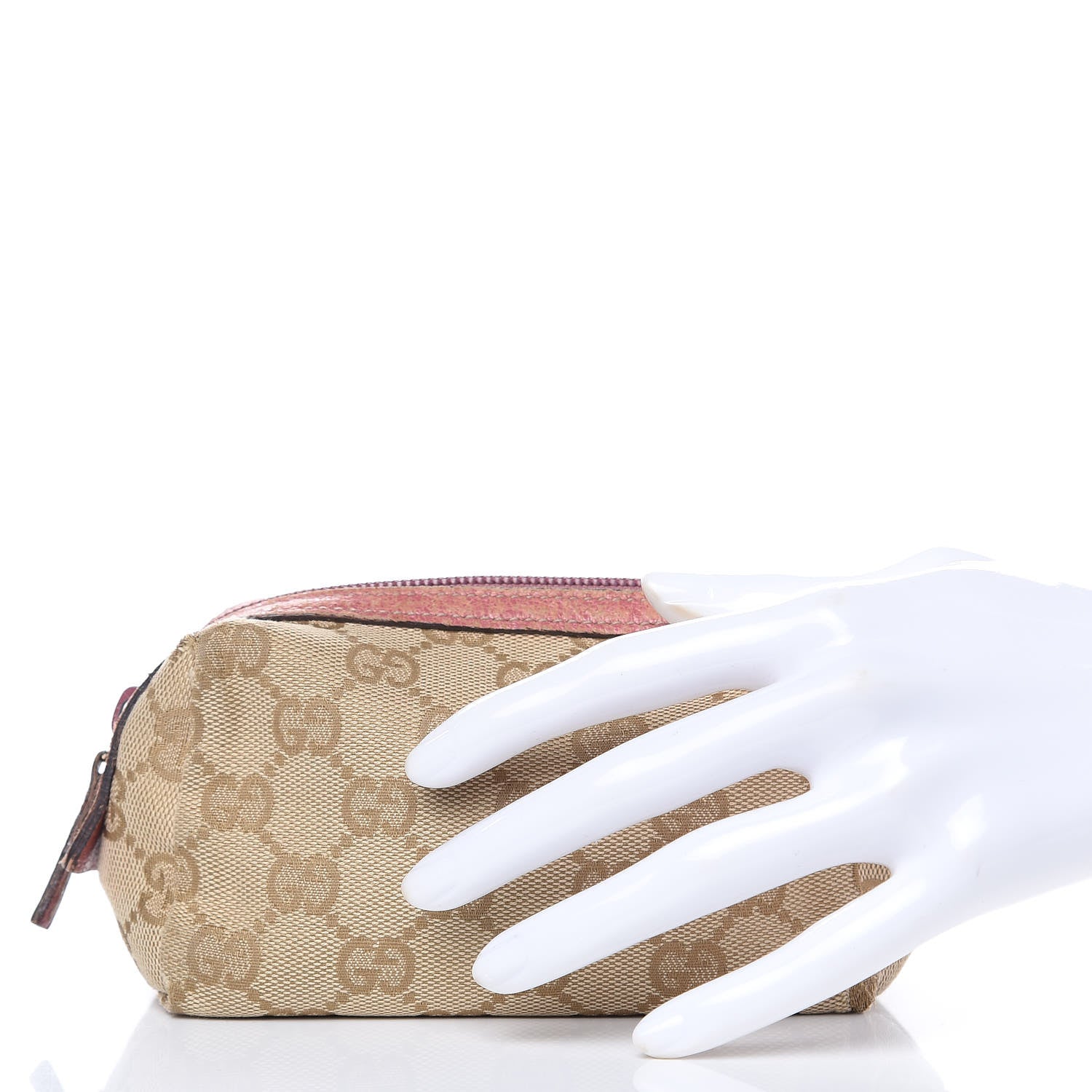 Gucci Monogram Small Cosmetic Case Pink 2 of 14
