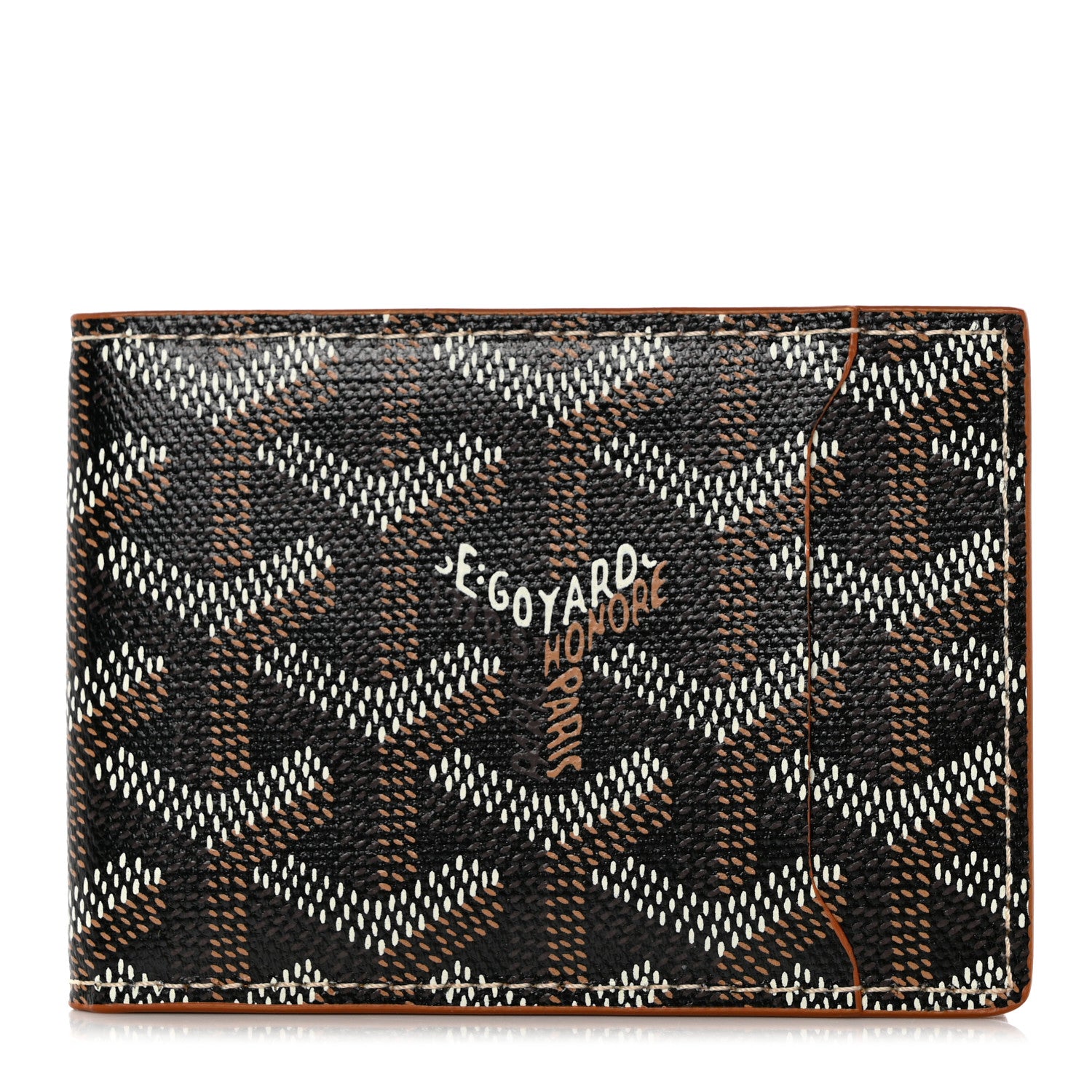 Goyard Goyardine Bi-Fold Victoire PM Wallet Black 1 of 8