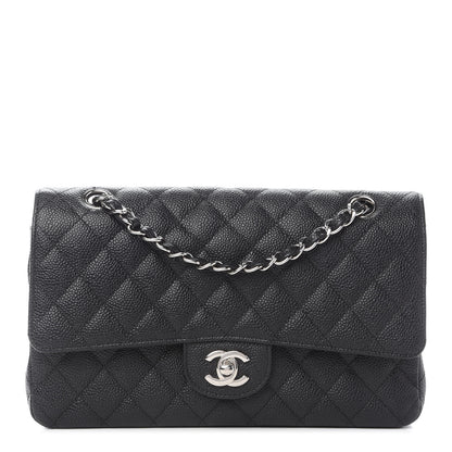 Chanel Caviar Quilted Medium Double Flap Black 1 of 9