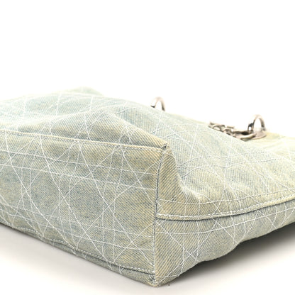 Christian Dior Denim Cannage Lady Dior Light Blue 11 of 11