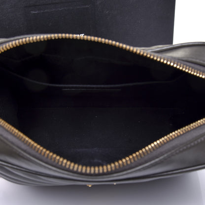 Saint Laurent Calfskin Matelasse Monogram Lou Camera Bag Military Olive 5 of 10