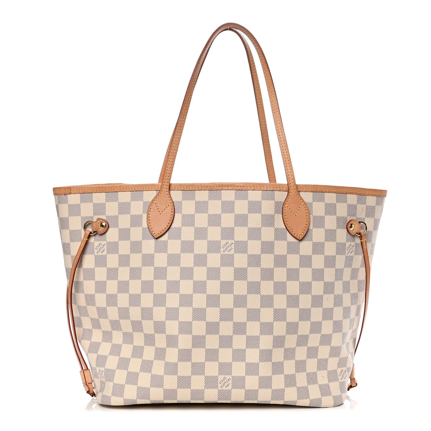 Louis Vuitton Damier Azur Neo Neverfull MM Rose Ballerine 1 of 12
