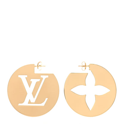 Louis Vuitton Perfect Match Earrings Gold Silver 1 of 4