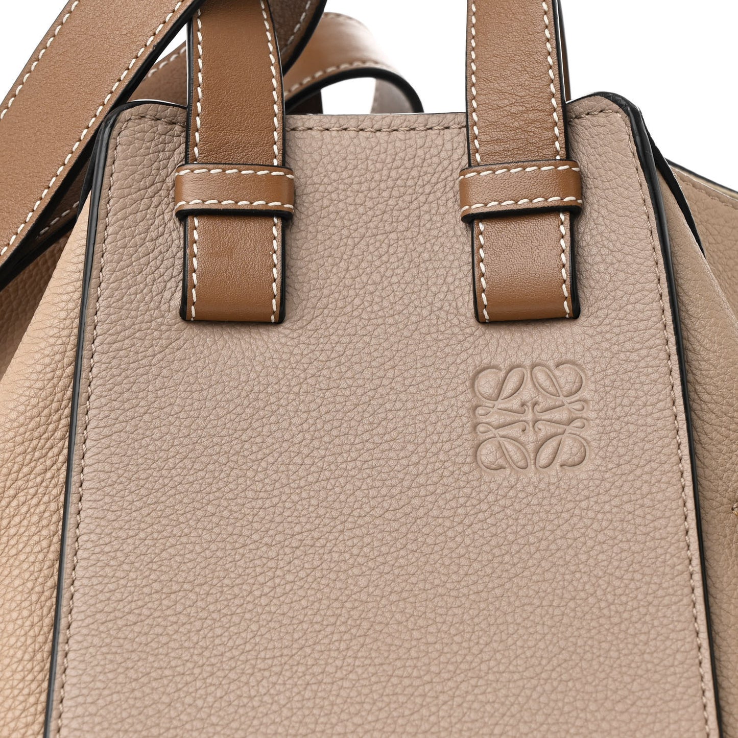Calfskin Small Hammock Shoulder Bag Sand Mink