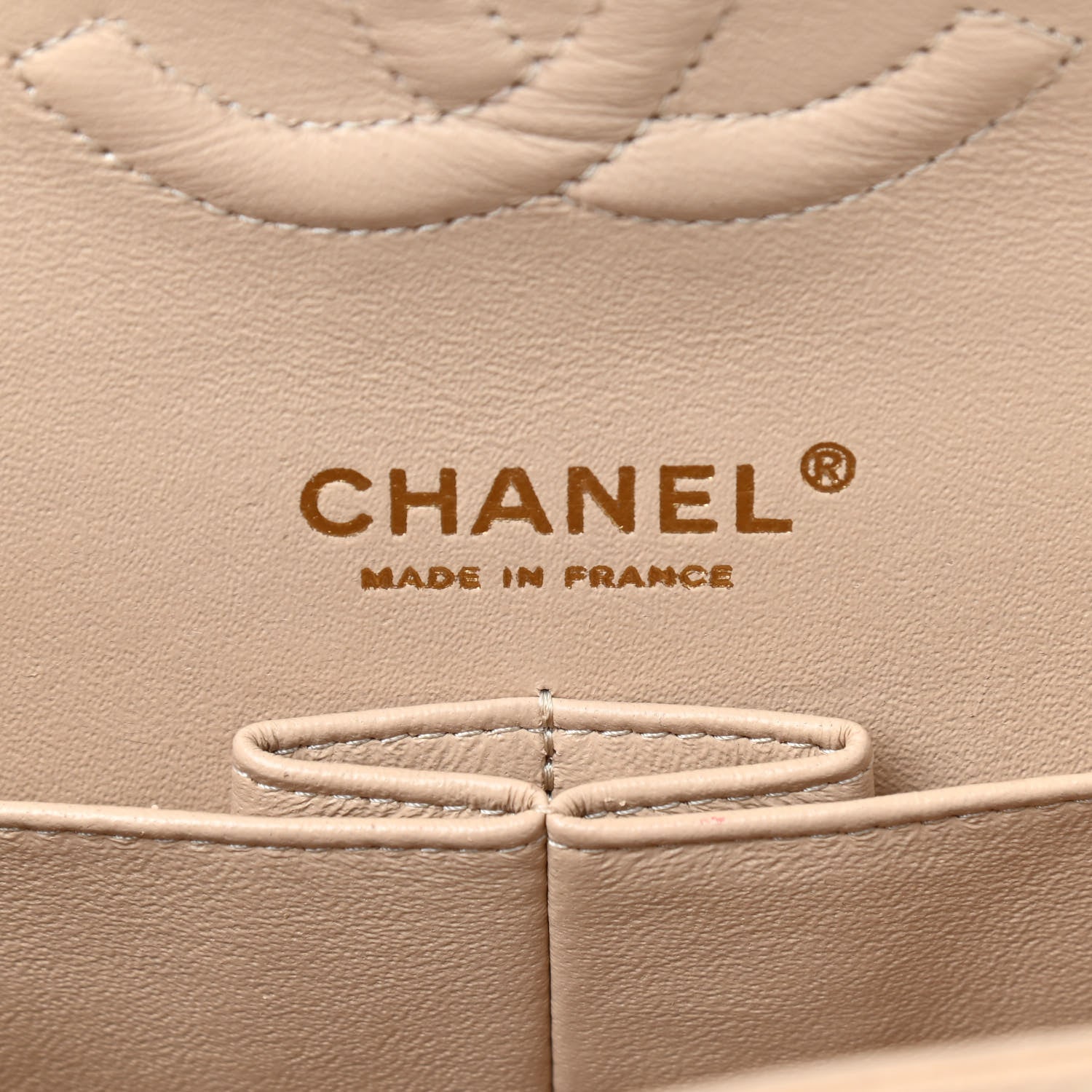 Chanel Caviar Quilted Medium Double Flap Beige Clair 8 of 11