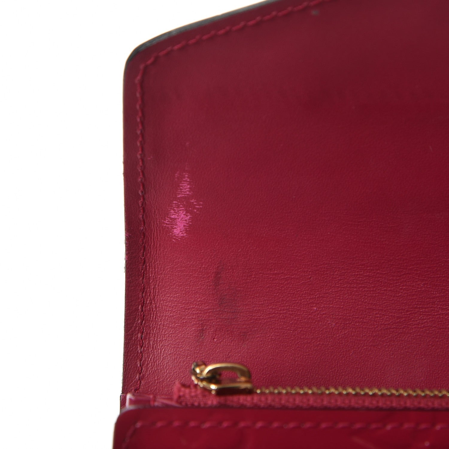 Louis Vuitton Vernis Sarah Wallet NM Rose Indien 12 of 13