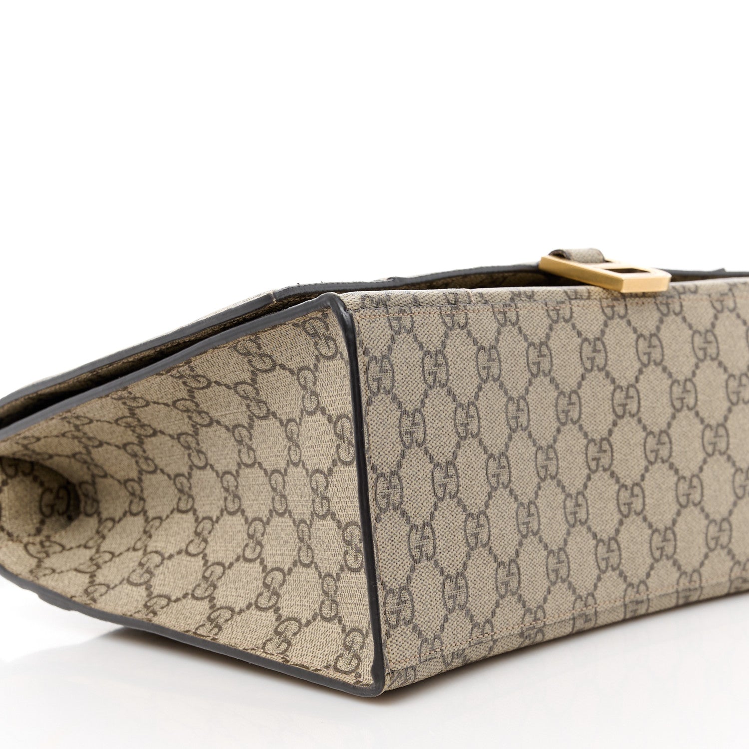 Balenciaga X GUCCI GG Supreme Monogram Medium Hourglass Top Handle Bag Beige Ebony 11 of 13