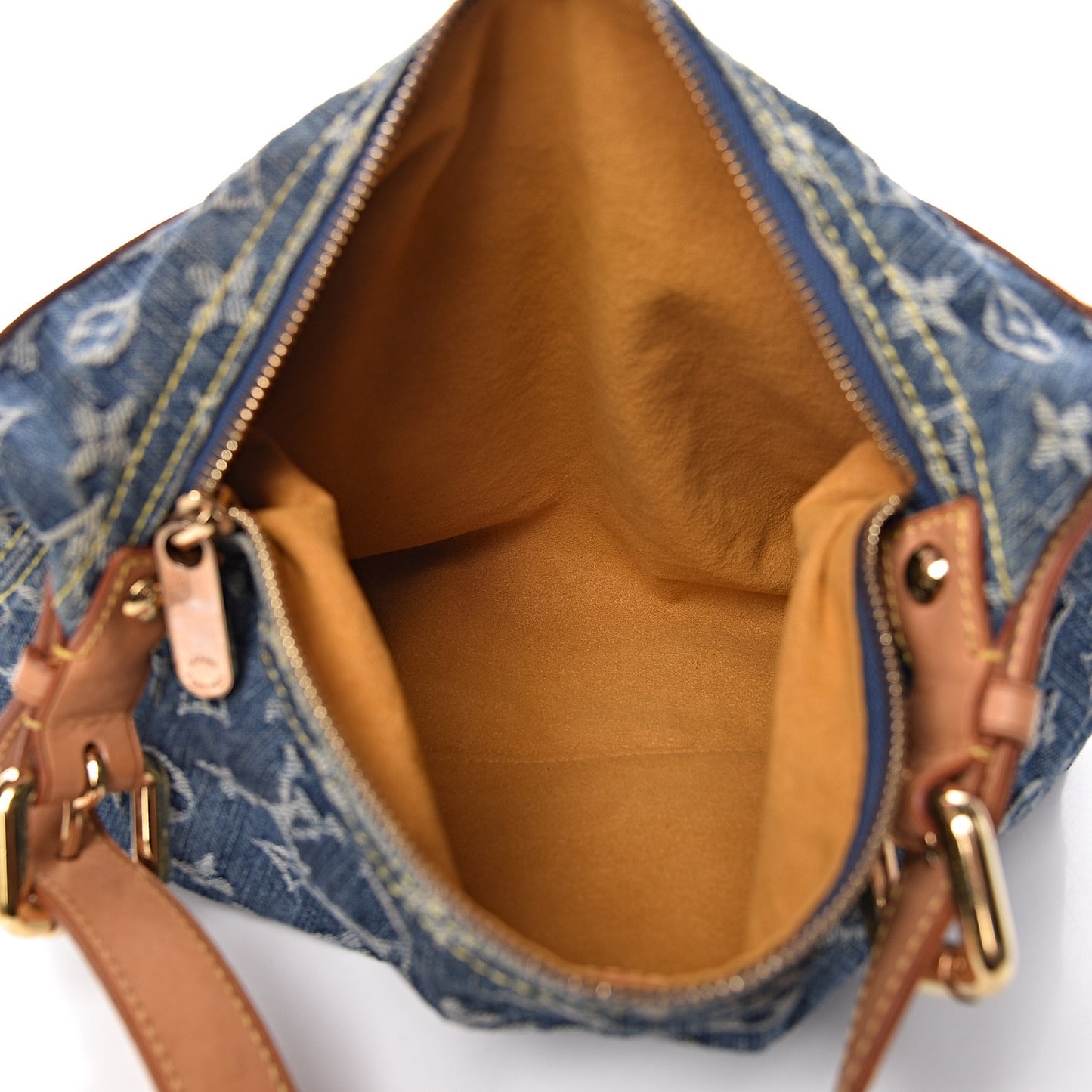 Monogram Denim Baggy PM Blue