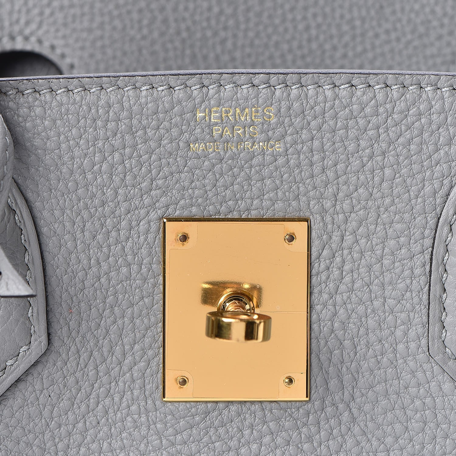 Hermes Togo Birkin 30 Gris Mouette 10 of 34