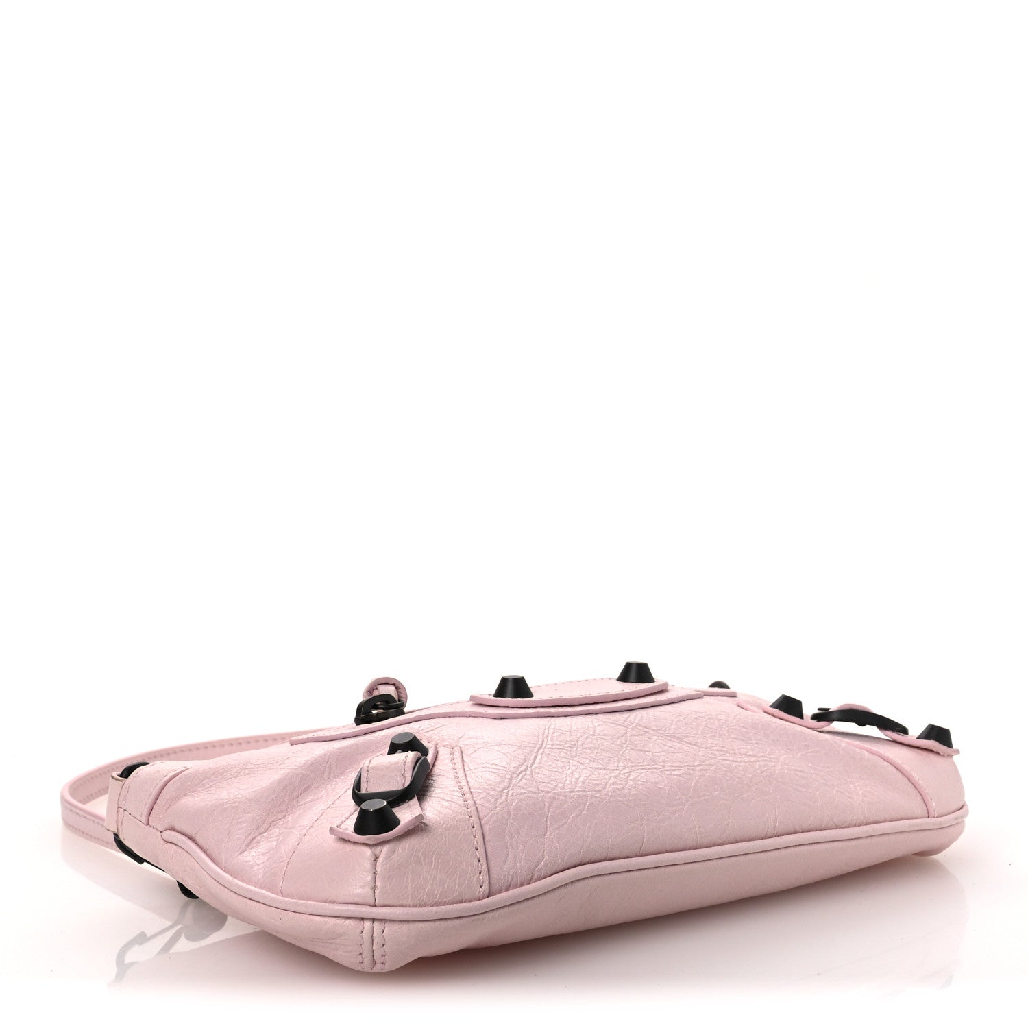 Balenciaga Agneau Arena Classic Hardware Le City Pouch On Strap Petal Pink 4 of 11