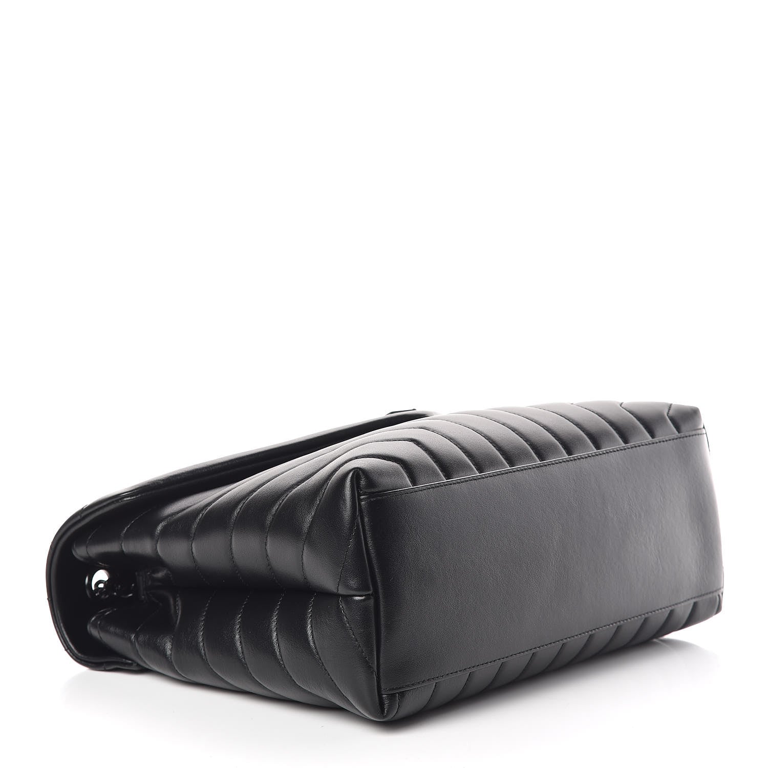 Saint Laurent Calfskin Y Quilted Monogram Medium Loulou Chain Satchel Black 4 of 10