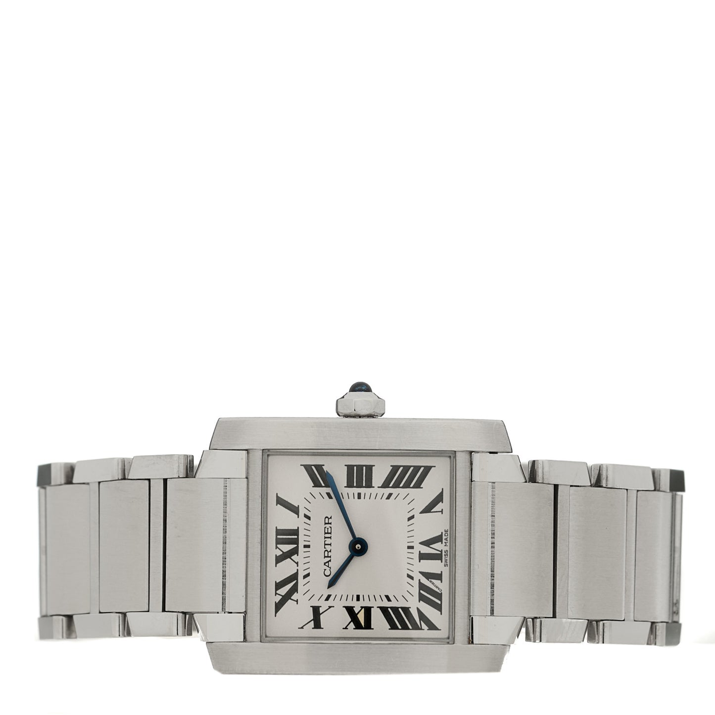 Stainless Steel 25mm Tank Francaise Quartz Watch