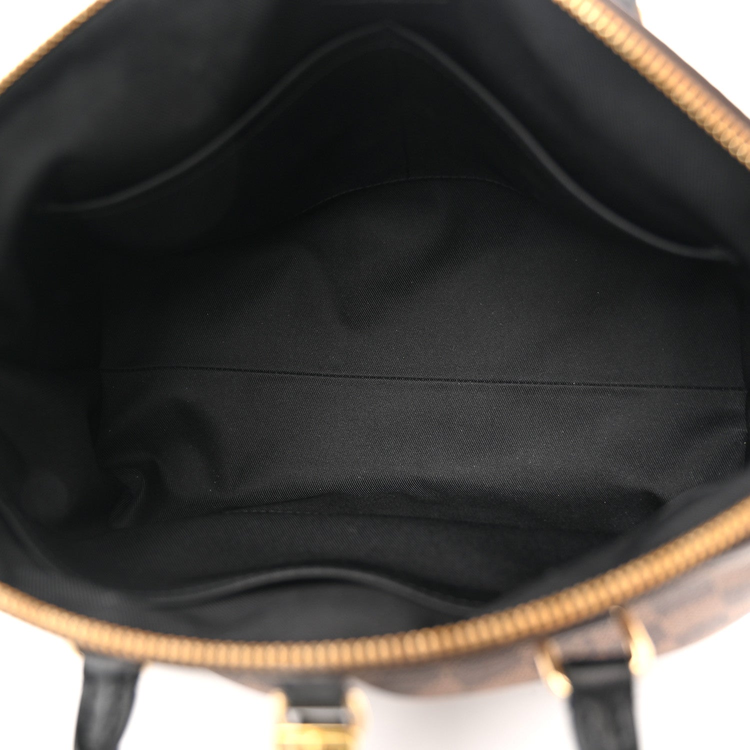 Louis Vuitton Damier Ebene Odeon Tote MM Black 5 of 10