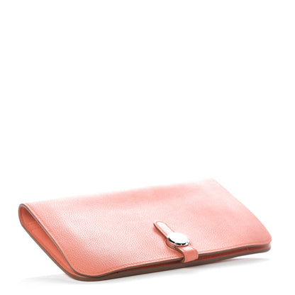 Hermes Togo Dogon Duo Wallet Rose Thè 4 of 8
