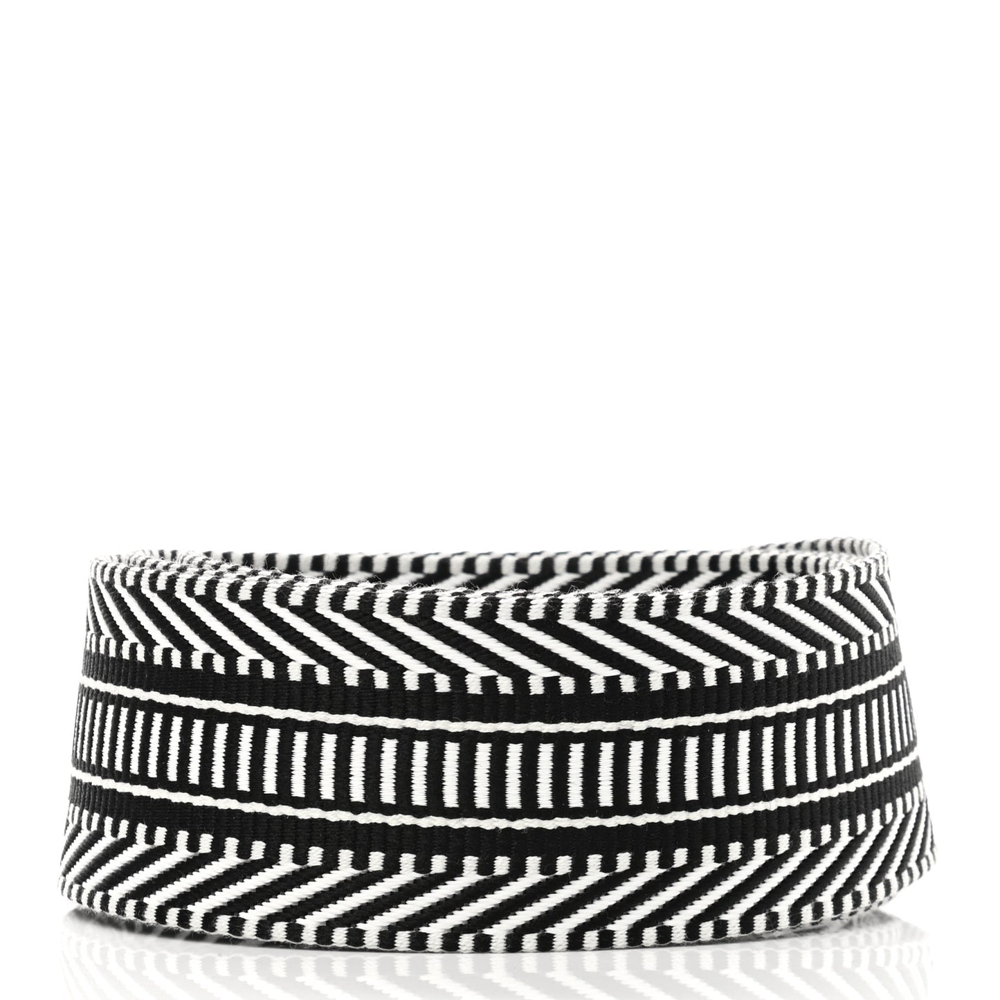 Toile Swift 50mm Sangle Cavale Shoulder Strap Black Ecru