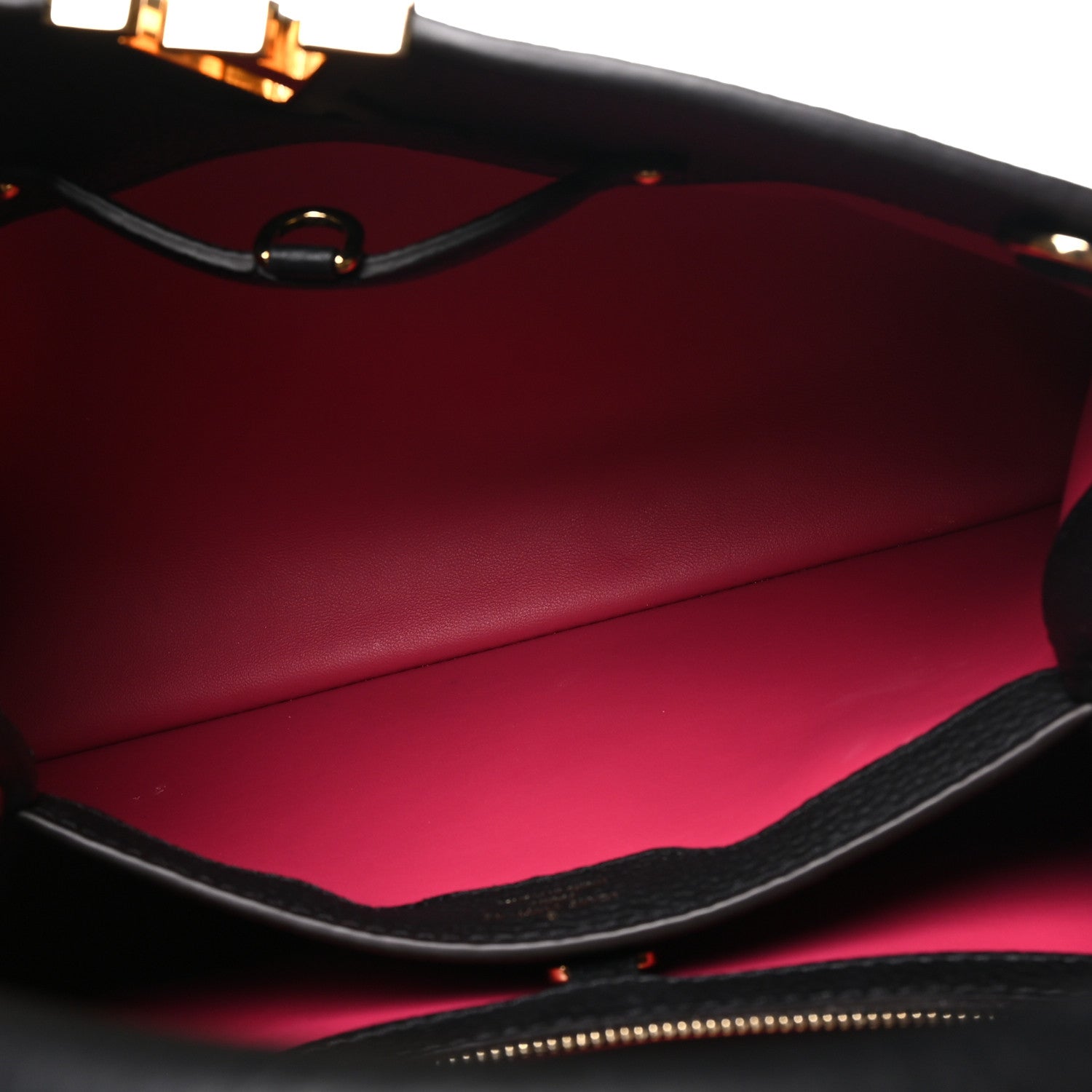 Louis Vuitton Taurillon Capucines BB Black 4 of 9