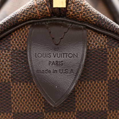 Louis Vuitton Damier Ebene Speedy 30 6 of 10