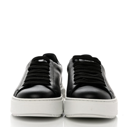 Louis Vuitton Calfskin Time Out Sneakers 37 Black 2 of 8