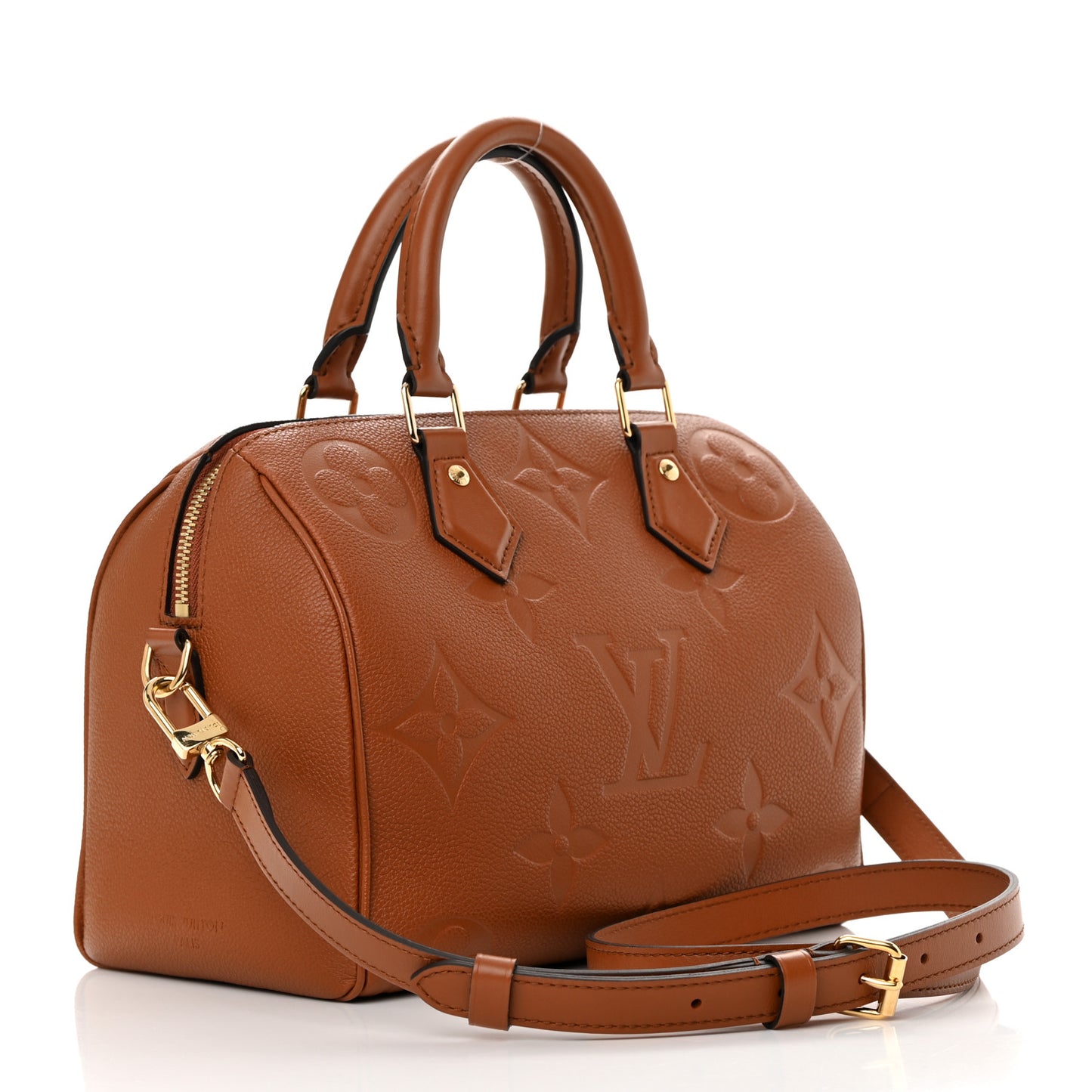 Empreinte Monogram Giant Speedy Bandouliere 25 Cognac