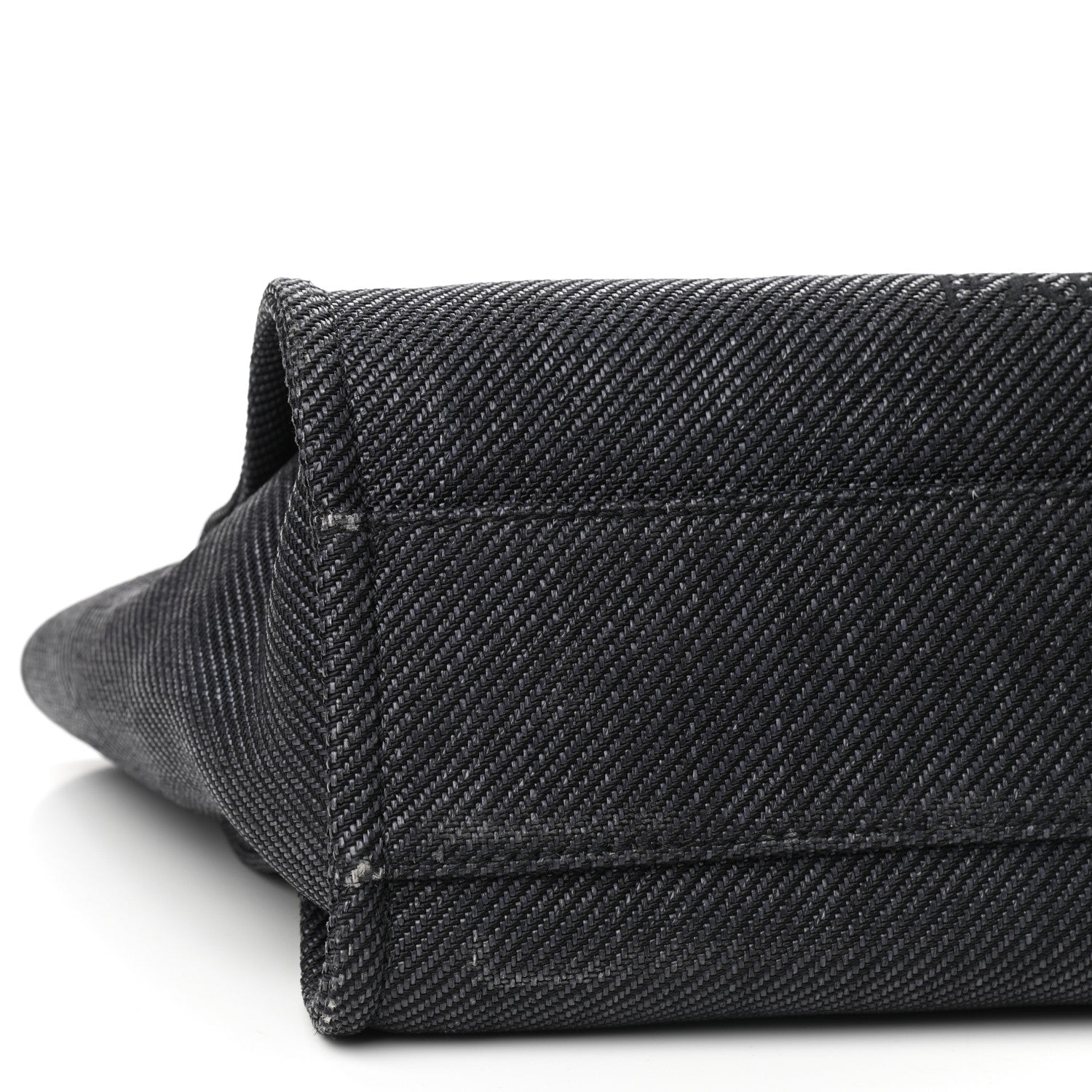 Chanel Mixed Fibers Calfskin Small Deauville Tote Black 8 of 9