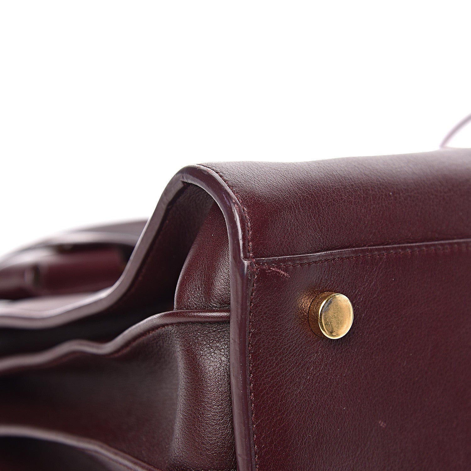 Saint Laurent Calfskin Small Sac De Jour Amarena 15 of 19