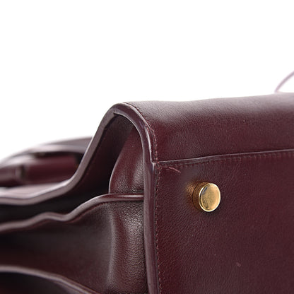 Saint Laurent Calfskin Small Sac De Jour Amarena 15 of 19