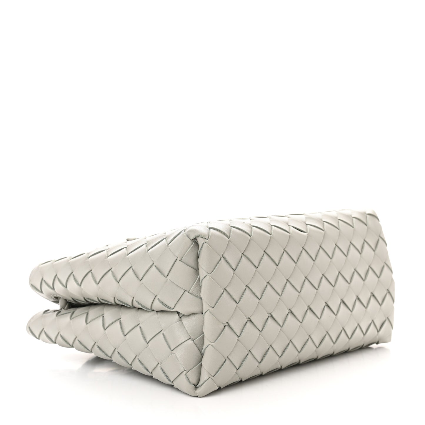 Nappa Intrecciato Small Andiamo Shoulder Bag Agate Grey