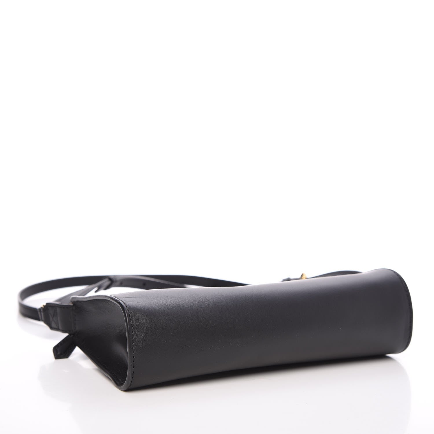 Fendi Vitello Baltico Mini Pouch Crossbody Pouch Black 4 of 7