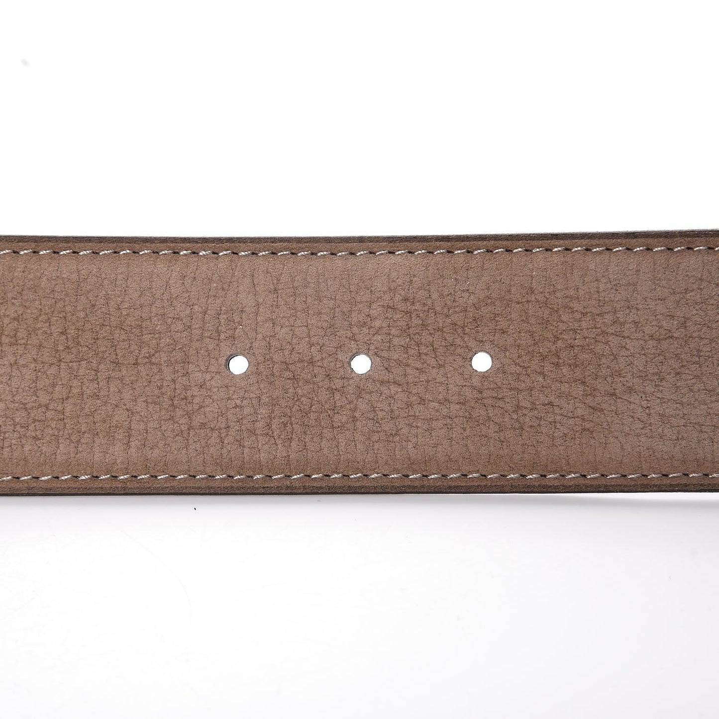 Togo Nubuck 42mm Constance H Belt 90 Chocolate