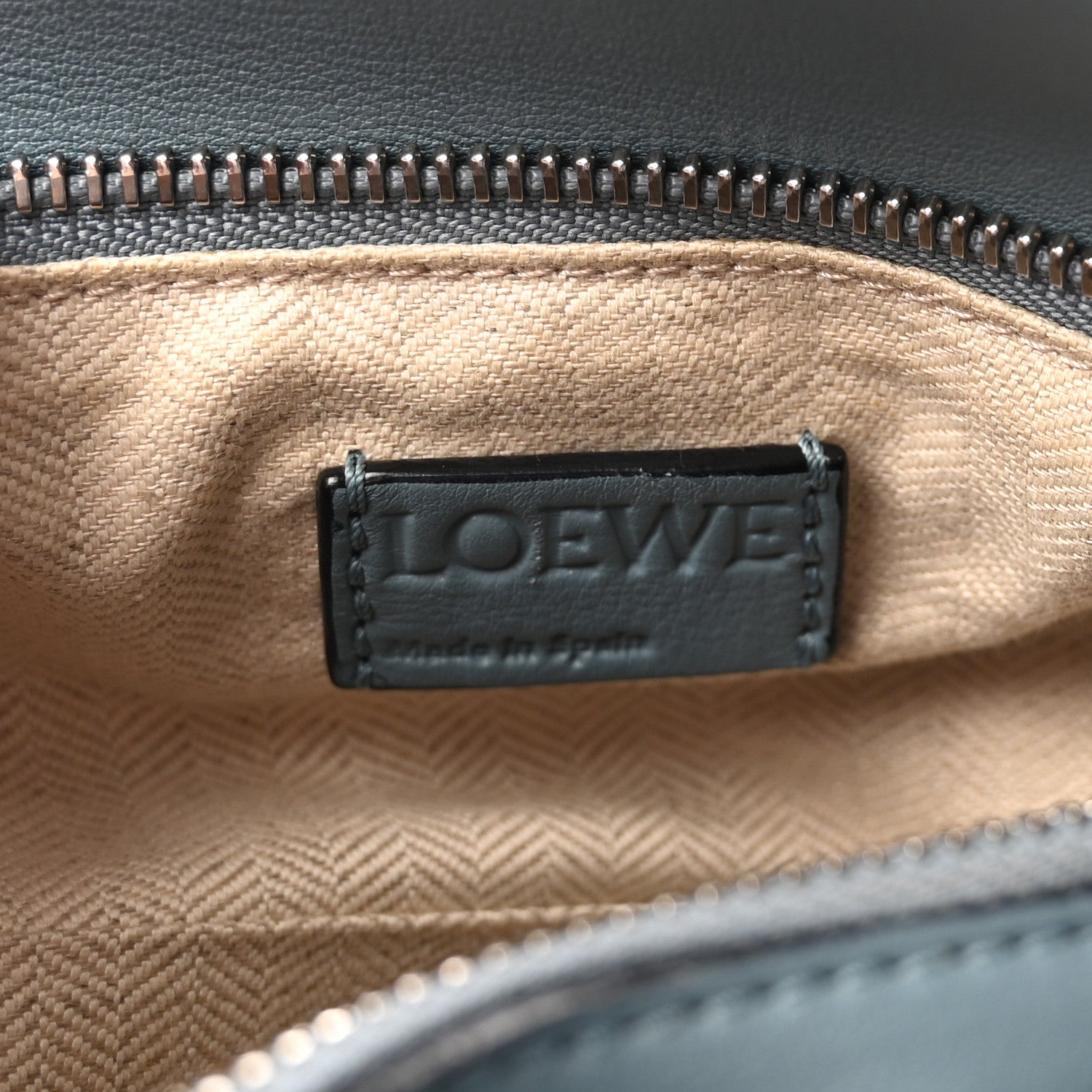 Loewe Calfskin Small Puzzle Bag Stone Blue 6 of 10