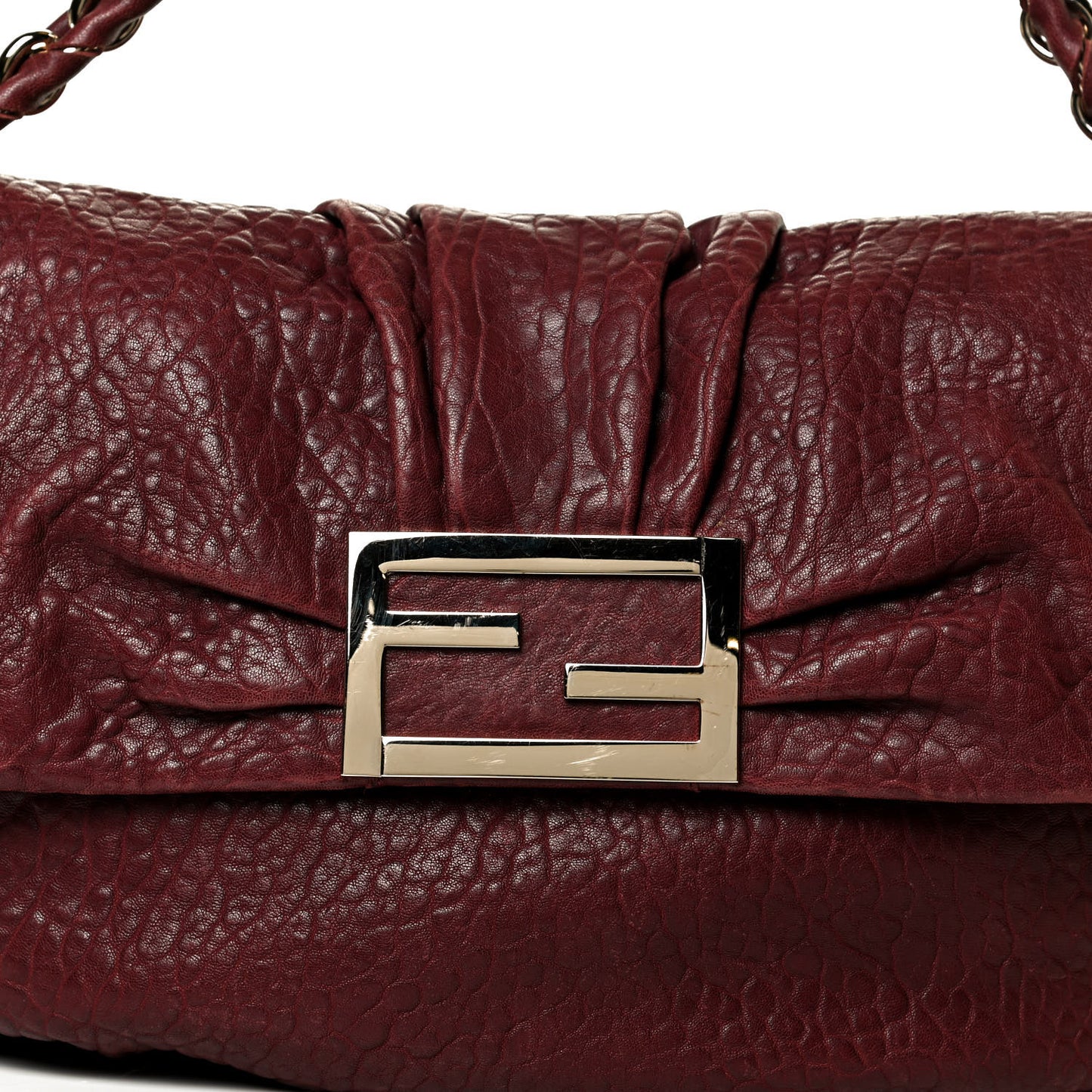 Crinkled Lambskin Mia Shoulder Flap Mona