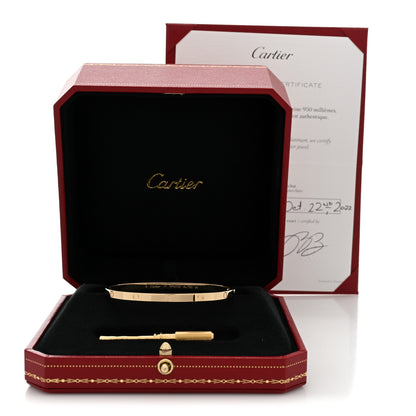 Cartier 18K Yellow Gold Small LOVE Bracelet 17 5 of 5