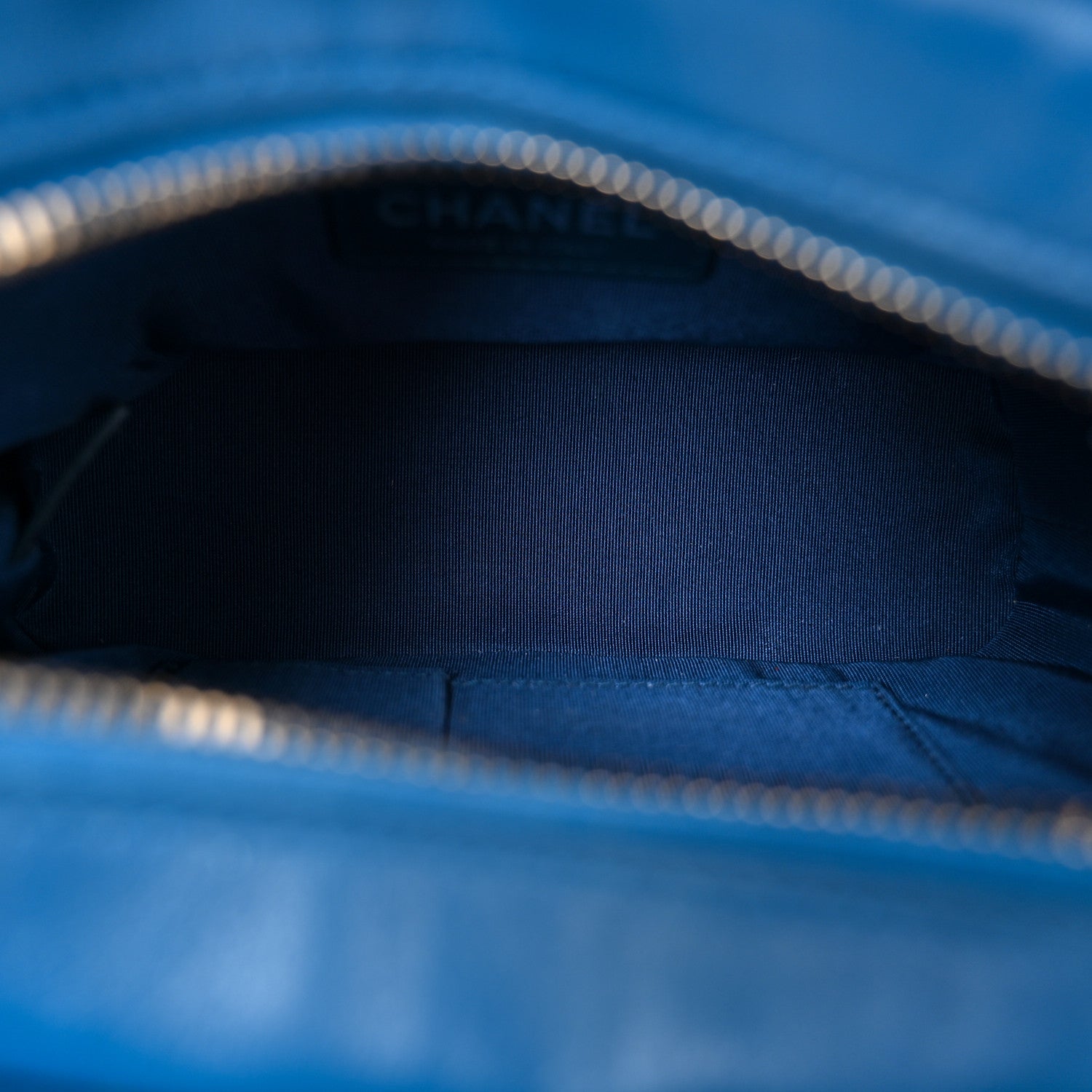 Chanel Aged Calfskin Quilted Small Gabrielle Hobo Blue 5 of 11