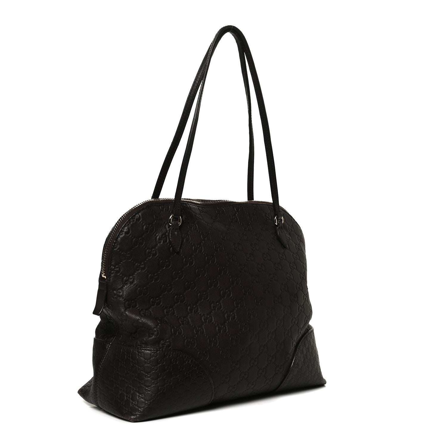 Gucci Guccissima Medium Bree Shoulder Bag Chocolate 3 of 16