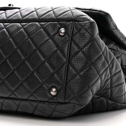 Chanel Calfskin Quilted XXL Travel Flap Bag Black 10 of 10