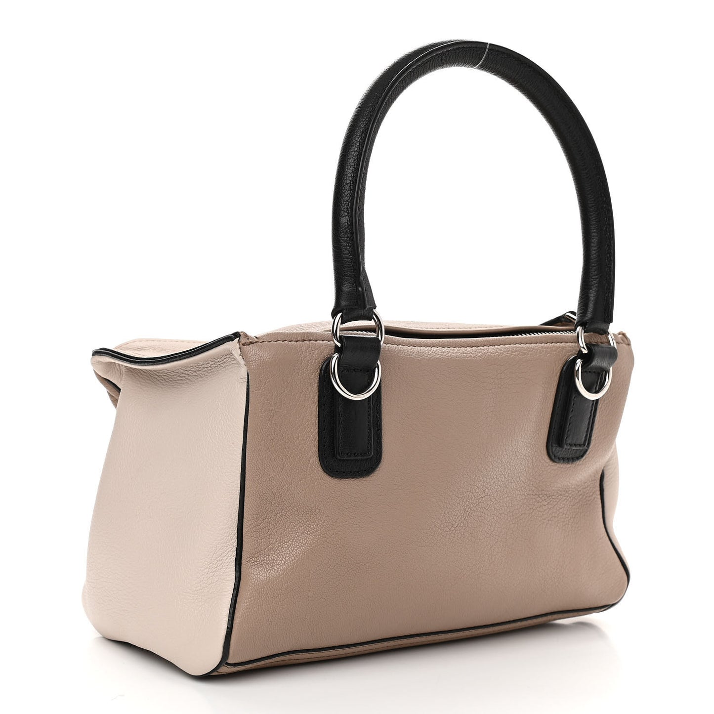 Sugar Goatskin Small Bi-Color Pandora Natural