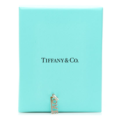 Tiffany Sterling Silver LOVE Charm 4 of 4