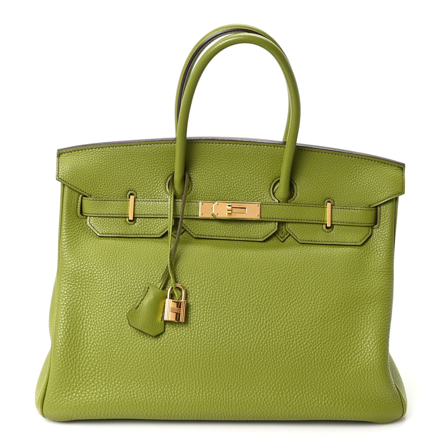 Togo Birkin 35 Vert Anis