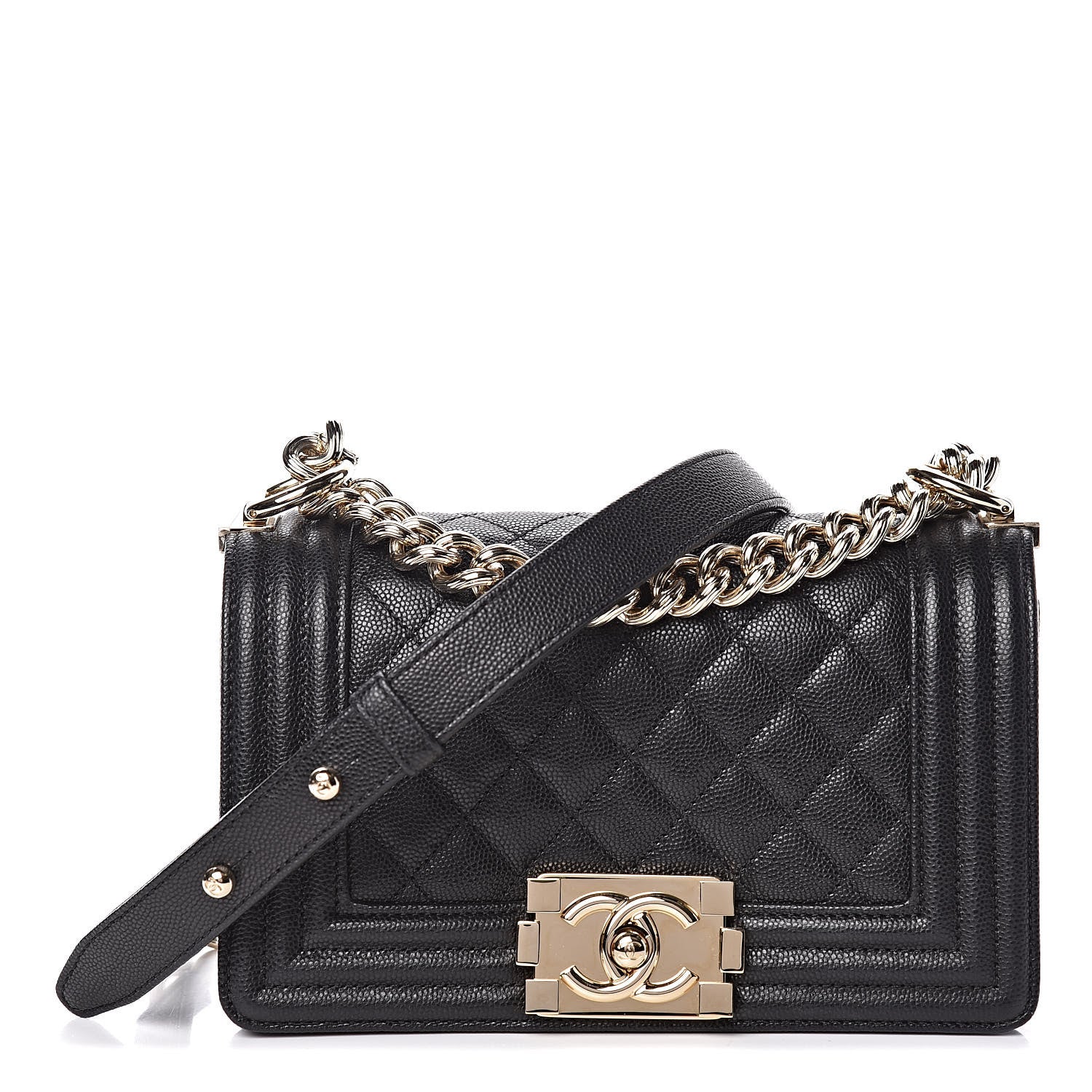 Chanel Caviar Quilted Small Boy Flap Black 1 of 10