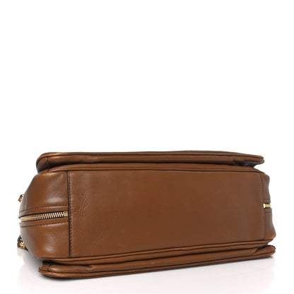 Celine Smooth Calfskin Small Triptyque Satchel Brown 4 of 8