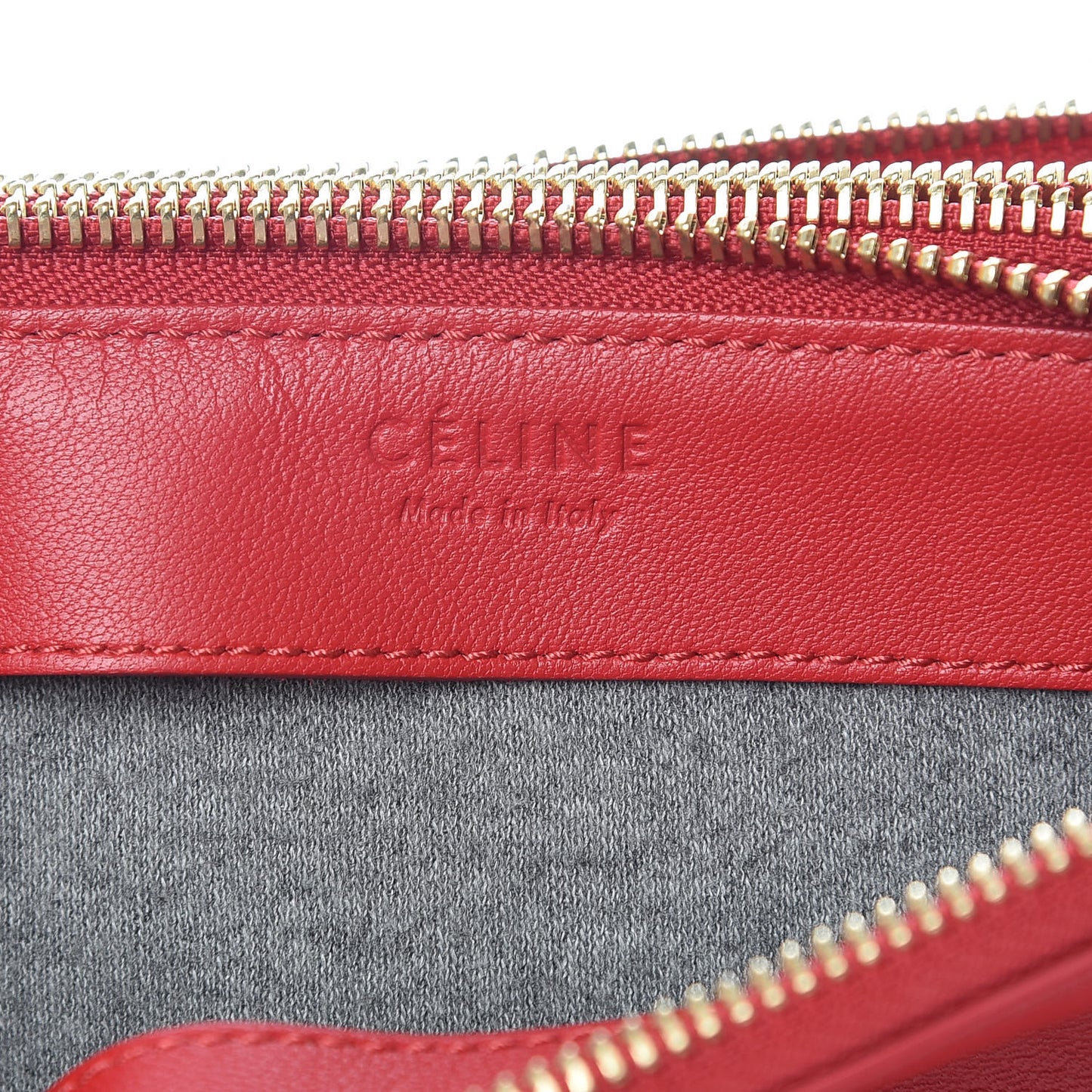 Lambskin Small Trio Crossbody Bag Red