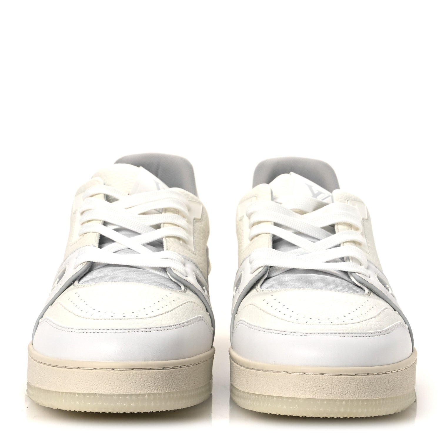 Louis Vuitton Calfskin Mens LV Trainer Sneakers 10 White 3 of 11