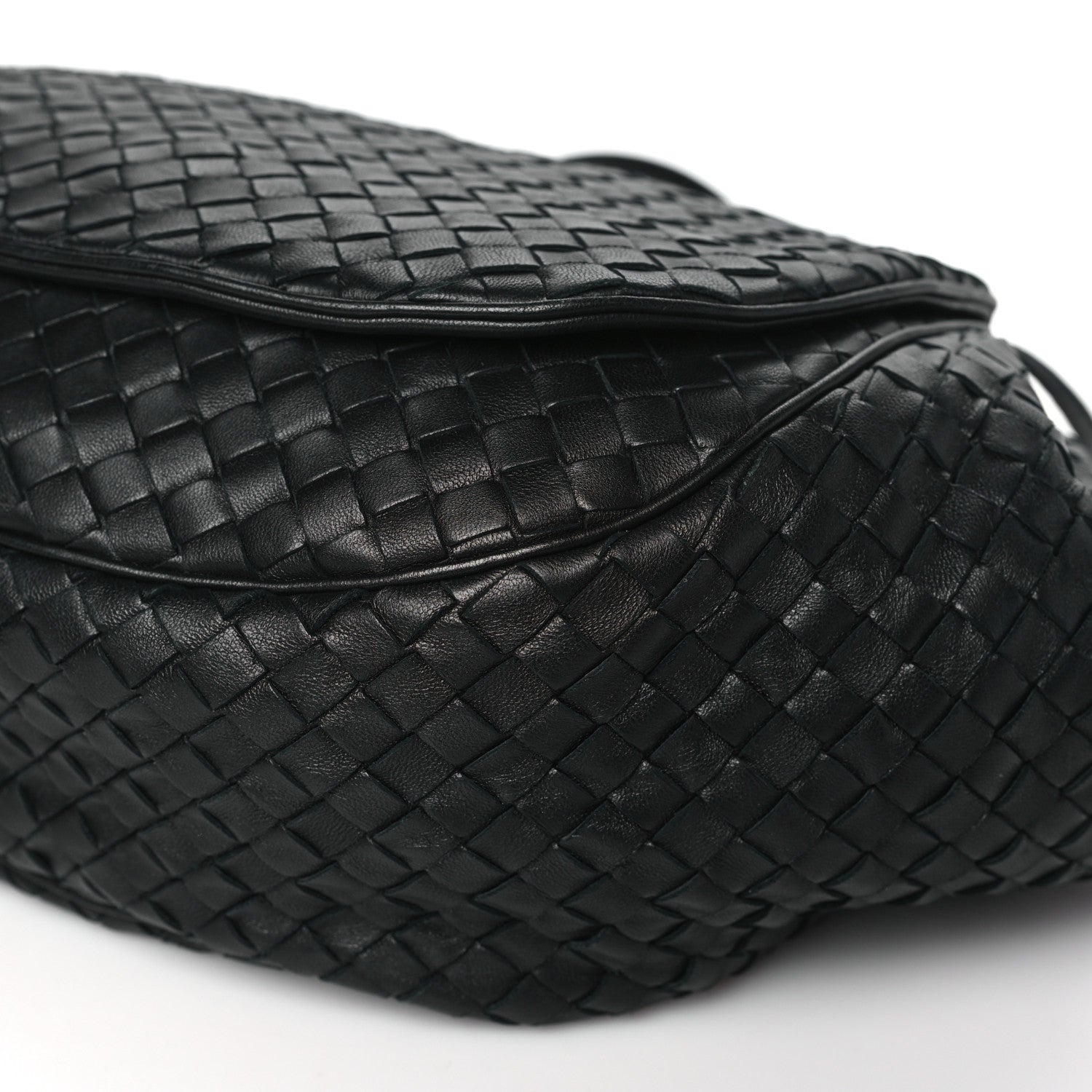 Bottega Veneta Nappa Intrecciato Messenger Bag Black 10 of 10