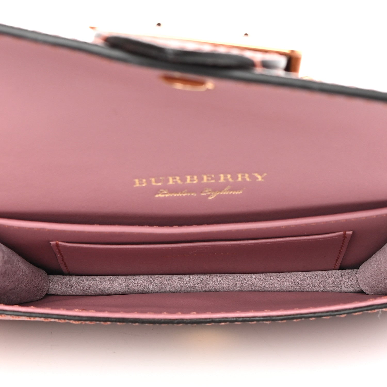 Burberry Grainy Calfskin Mini Buckle Bag Pink 5 of 11